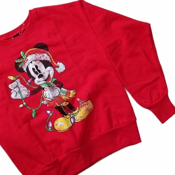 Disney Ugly Christmas Mickey Sweatshirt - Picture 2 of 5